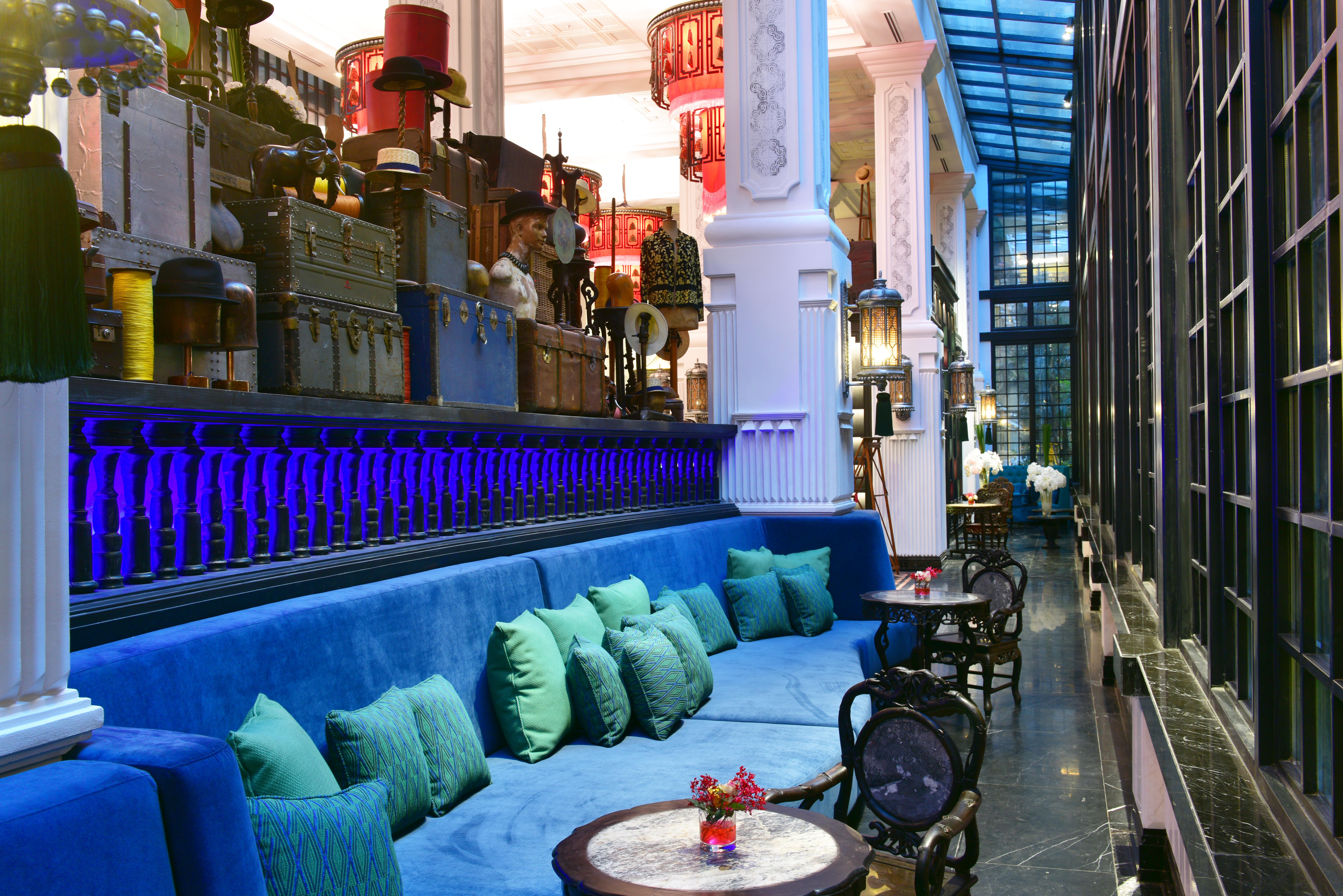 Hotel De La Coupole - Mgallery Sa Pa Luaran gambar The Blue Bar