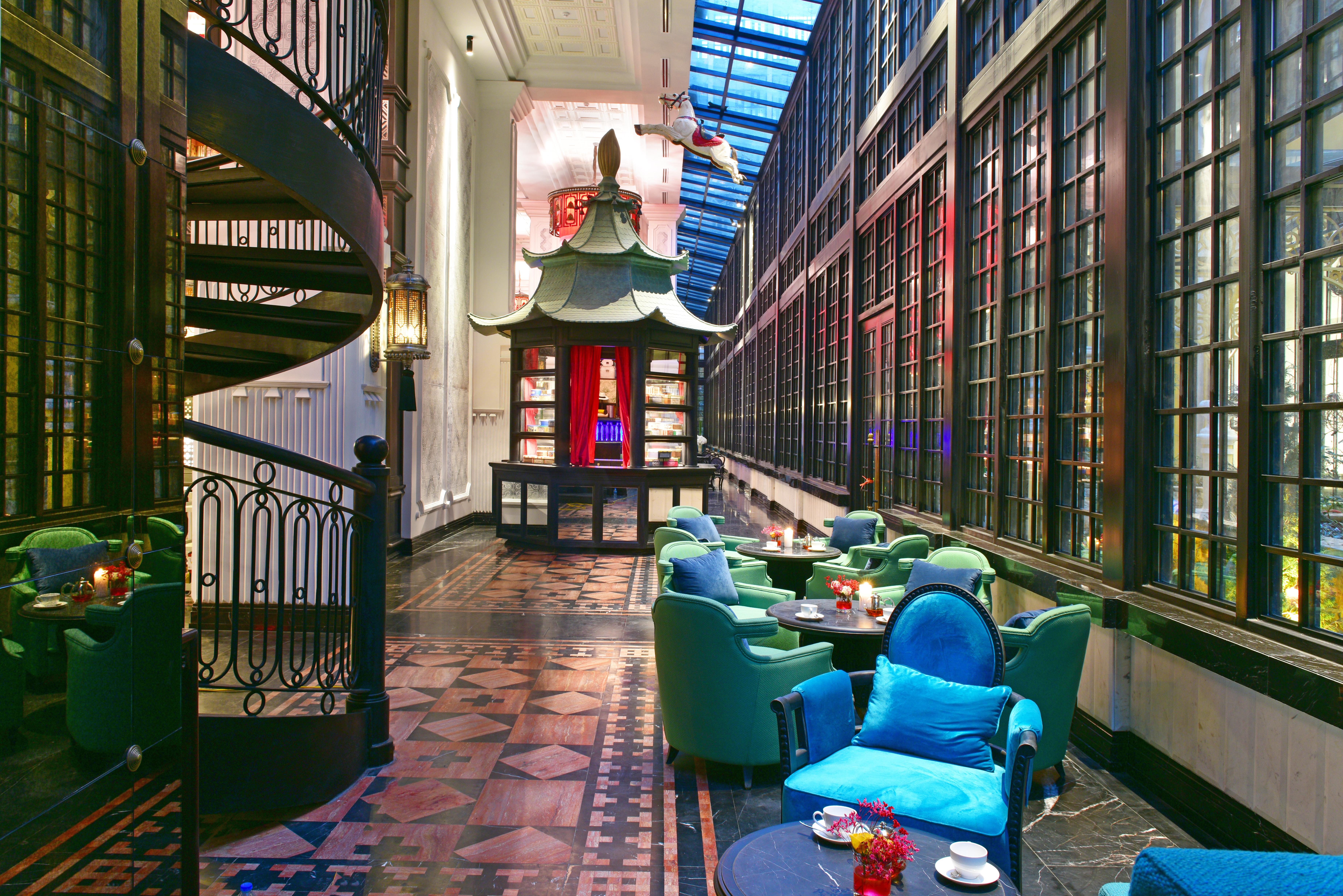Hotel De La Coupole - Mgallery Sa Pa Luaran gambar The Tea Lounge
